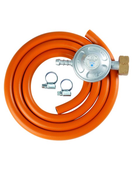 
SND dujų balionų prijungimo komplektas, 37 mbar reduktorius, 1,5 m
