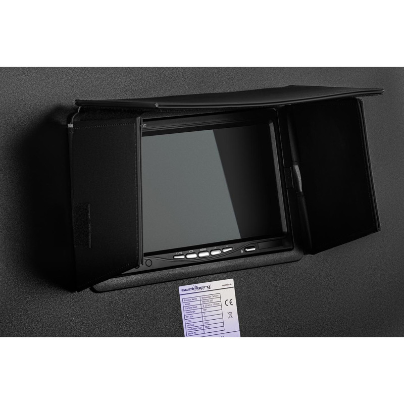 Endoskopinė diagnostinė apžiūros kamera dėkle 12 LED TFT 7'' SD 30 m