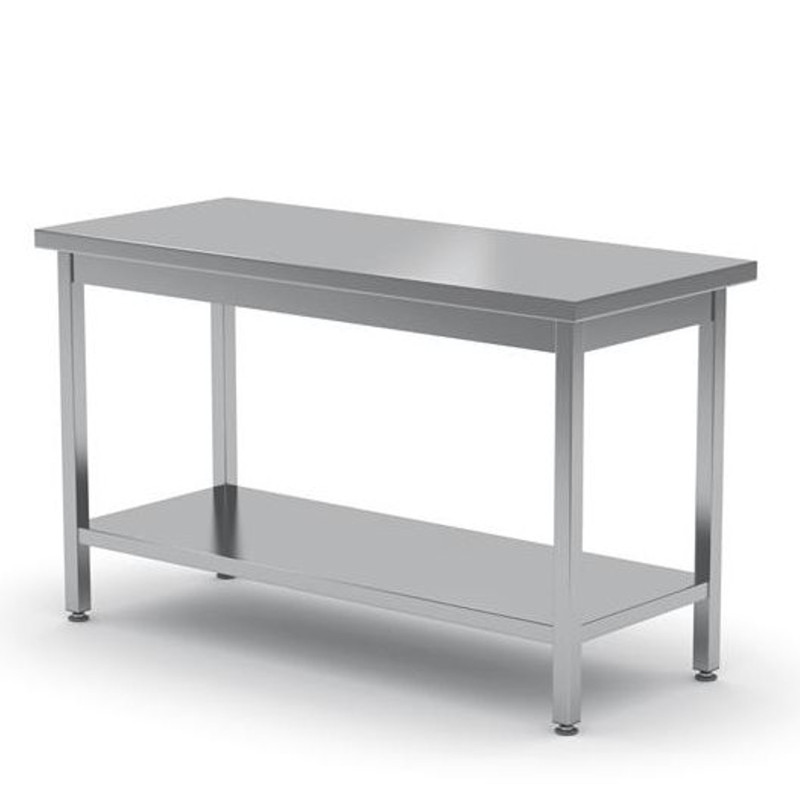 Centrinis plieninis virtuvės stalviršis su lentyna 120x60cm - Hendi 811528
Centrinis plieninis virtuvės stalviršis su lentyna 120x60cm - Hendi 811528