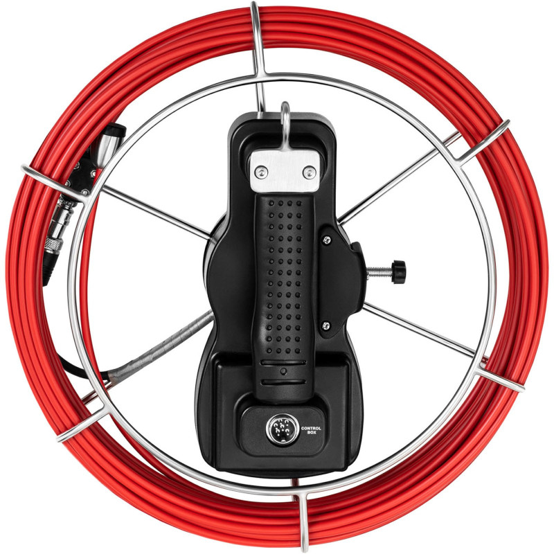 Endoskopinė diagnostinė apžiūros kamera dėkle 12 LED TFT 7'' SD 30 m