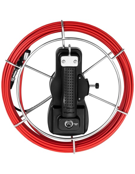 Endoskopinė diagnostinė apžiūros kamera dėkle 12 LED TFT 7'' SD 30 m Endoskopinė diagnostinė apžiūros kamera dėkle 12 LED TFT 7'' SD 30 m