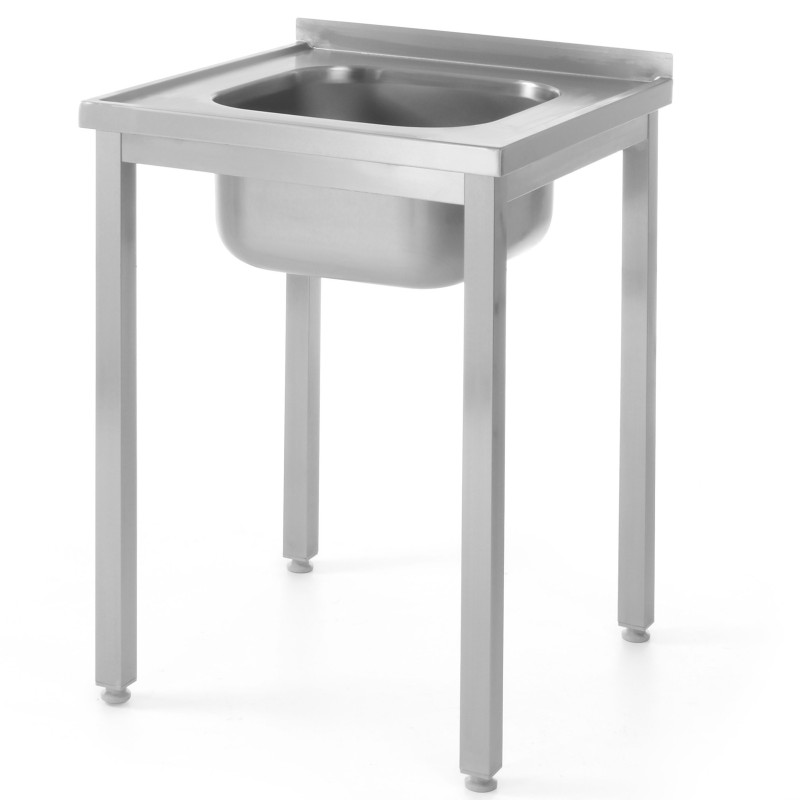 Plieninis stalviršio stalas su viena kriaukle 600x600mm - Hendi 811849
Plieninis stalviršio stalas su viena kriaukle 600x600mm - Hendi 811849