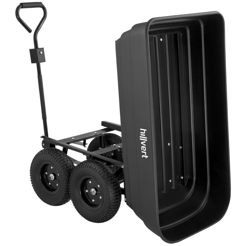 Sodo transportavimo vežimėlis, savivartis, 125 l, 350 kg