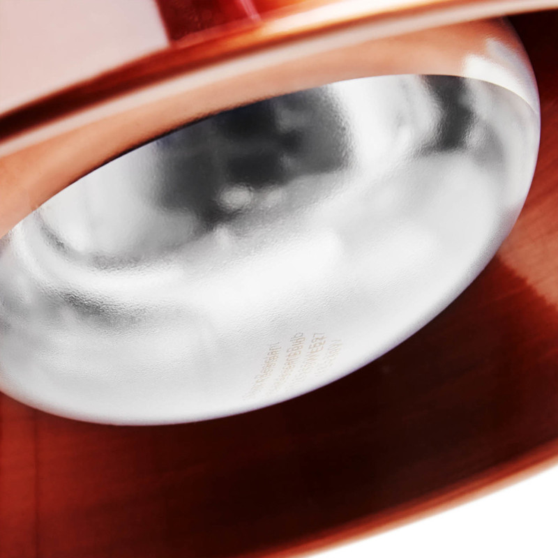 Šildymo lempa infraraudonųjų spindulių indams IR pakabinamas varinis sk. 27cm 250W