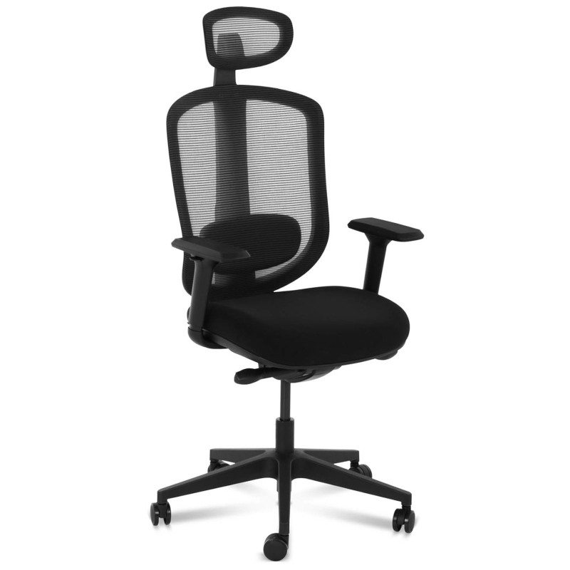 Kėdė ergonomiška biuro kėdė su tinkliniu atlošu ir galvos atrama max 150 kg