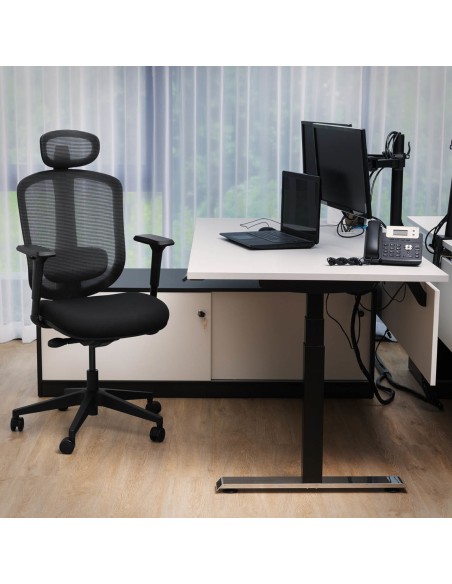Kėdė ergonomiška biuro kėdė su tinkliniu atlošu ir galvos atrama max 150 kg
 
Kėdė ergonomiška biuro kėdė su tinkliniu atlošu ir galvos atrama max 150 kg