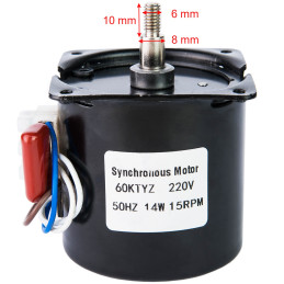 
Žingsninis variklis Royal Catering kukurūzų spragėsių mašinai 230V 14W 15RPM 60KTYZ
