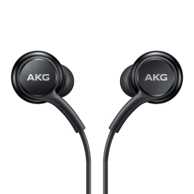 AKG laidinės ausinės, USB-C jungtis, juodos spalvos