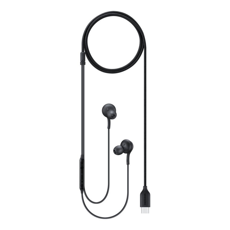 AKG laidinės ausinės, USB-C jungtis, juodos spalvos