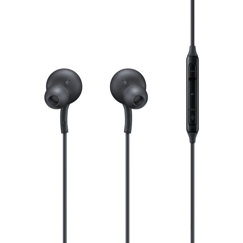 AKG laidinės ausinės, USB-C jungtis, juodos spalvos
