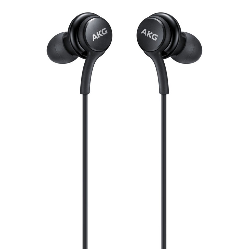 AKG laidinės ausinės, USB-C jungtis, juodos spalvos