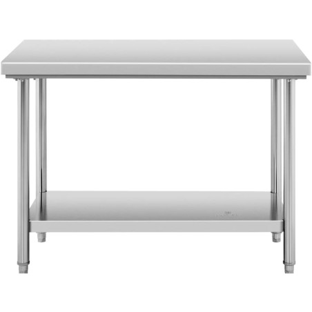 Stalas, centrinis plieninis stalviršis su lentyna, 120 x 60 cm
 
Stalas, centrinis plieninis stalviršis su lentyna, 120 x 60 cm