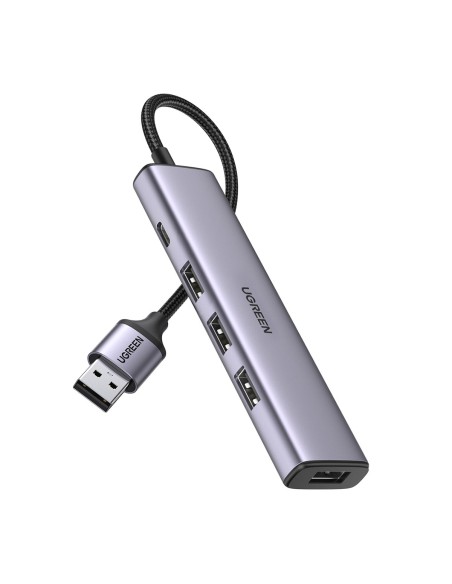 
HUB USB prievado skirstytuvas – 4x USB 3.0, pilka
