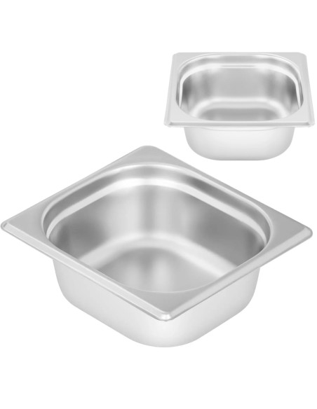 
Maitinimo konteineris GN 1/ 6 65 mm 1,6 l nerūdijančio plieno
