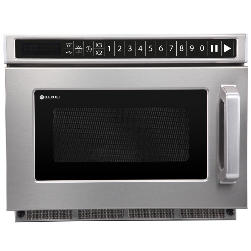 Profesionali mikrobangų krosnelė 100 programų USB 3000 W talpa 18L