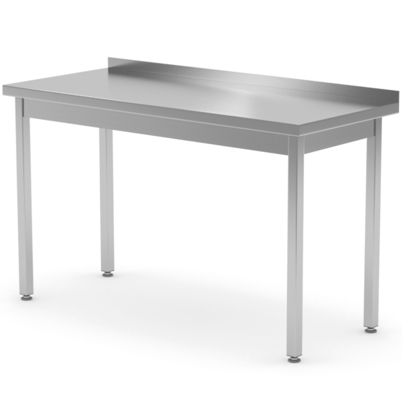Sieninis plieninis stalviršio stalas su briauna 120x70x85 cm - Hendi 812686
Sieninis plieninis stalviršio stalas su briauna 120x70x85 cm - Hendi 812686