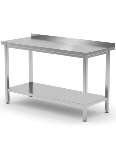 Sieninis valgomojo stalas su briauna ir lentyna 140x70x85 cm - Hendi 812747
 
Sieninis valgomojo stalas su briauna ir lentyna 140x70x85 cm - Hendi 812747