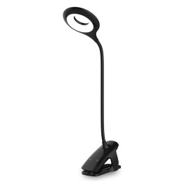 
Belaidė LED skaitymo lempa su spaustuku + juodas mikro USB laidas

