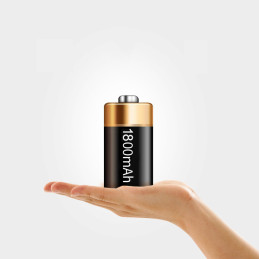 
Belaidė LED skaitymo lempa su spaustuku + juodas mikro USB laidas

