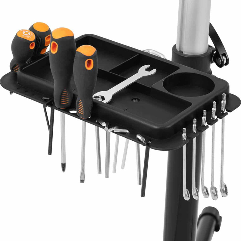 Serviso stovas dviračių remontui, sulankstomas 1000-1600 mm iki 25 kg