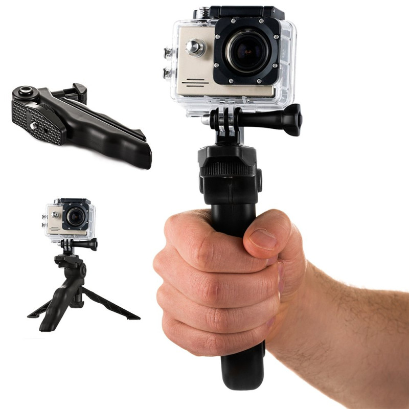
Mini trikojo laikiklis GoPro SJCAM sportinei kamerai juodas

