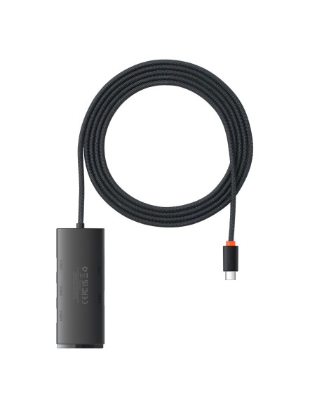 Lite serijos HUB USB-C adapteris 4x USB 3.0 2m juodas Lite serijos HUB USB-C adapteris 4x USB 3.0 2m juodas