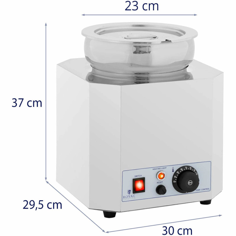 Bain-marie elektrinis šildytuvas sriubos stotelė 500 W 7 l