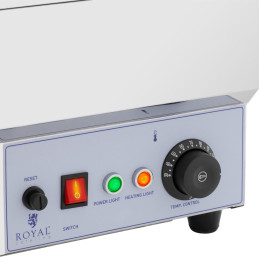 
Bain-marie elektrinis šildytuvas fondiu šokoladinės sriubos stotelė 1500 W 2 x 7 l
