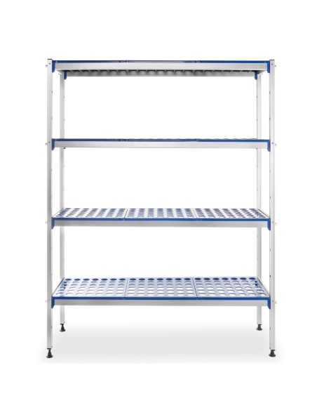 Ažūrinė lentyna maistui laikyti, plotis 128 cm, aukštis 168,5 cm - Hendi 812273