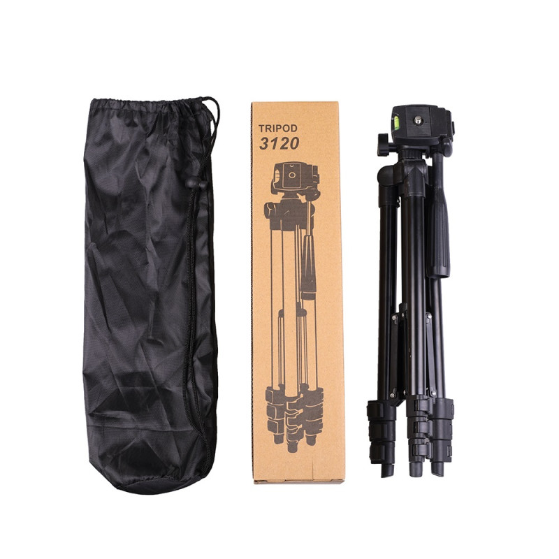 TRIPOD 3120 trikojo stovas telefonui ir GoPro kamerai