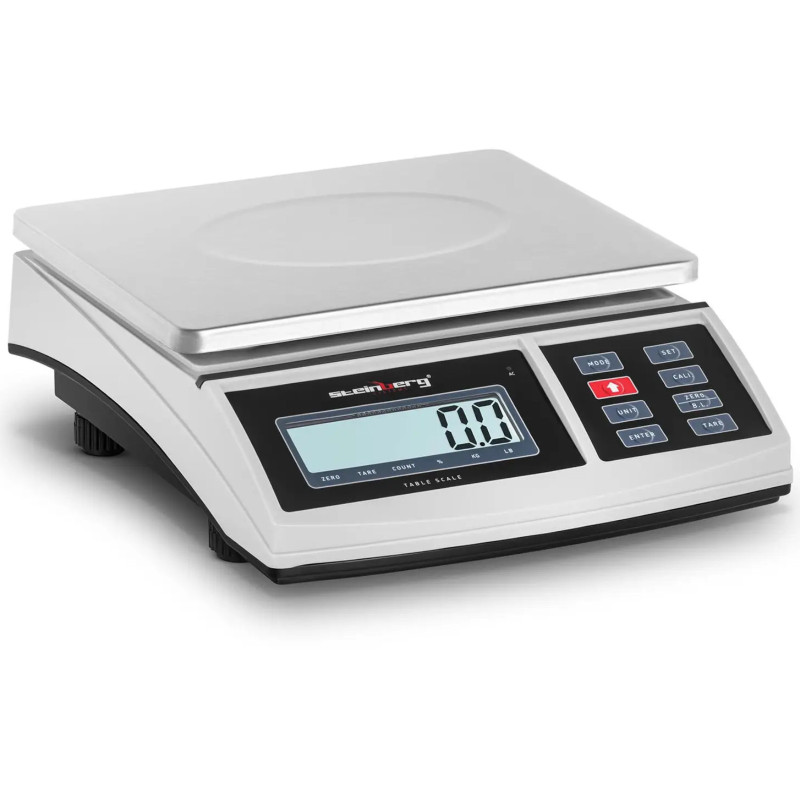 LCD pašto siuntinių svarstyklės 21 x 27 cm 30 kg / 1 g