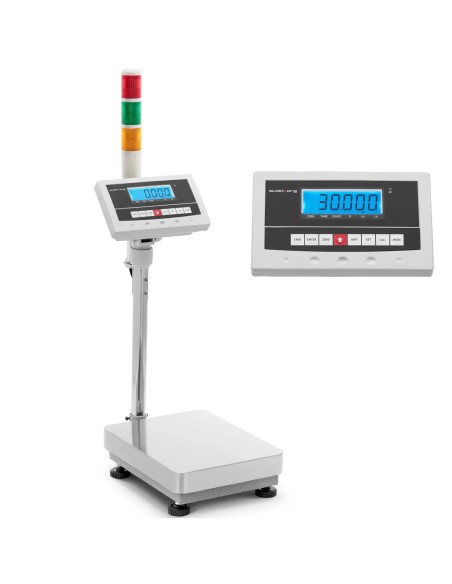 Sandėlio platforminės svarstyklės su LCD šviesos signalų stulpeliu 30 kg / 0,001 kg
 
Sandėlio platforminės svarstyklės su LCD šviesos signalų stulpeliu 30 kg / 0,001 kg