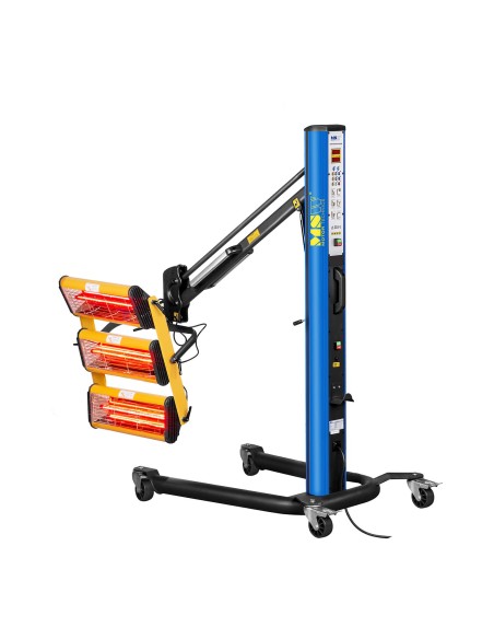 Dažų infraraudonųjų spindulių šilumos radiatorius dažams džiovinti ant stovo 3300W IR-DRYER3000.1