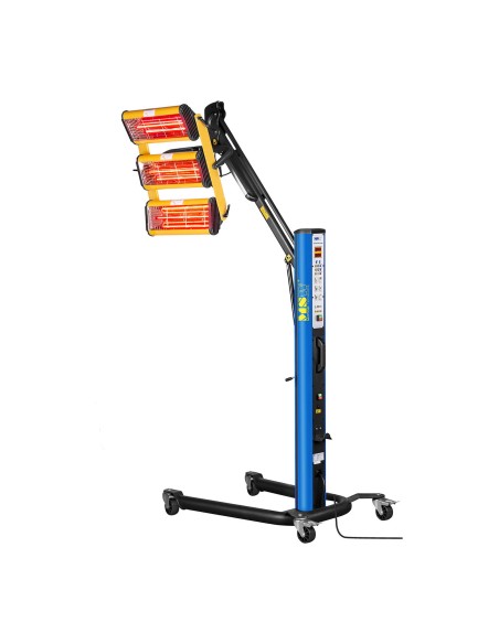 Dažų infraraudonųjų spindulių šilumos radiatorius dažams džiovinti ant stovo 3300W IR-DRYER3000.1