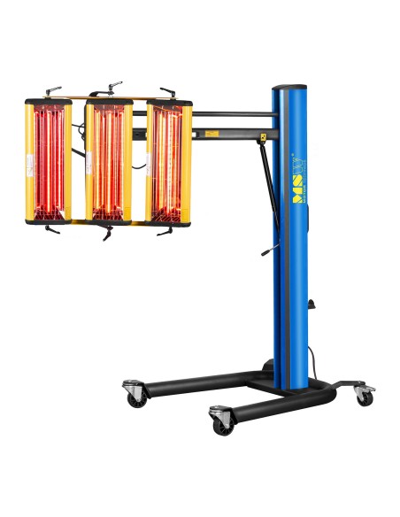 Dažų infraraudonųjų spindulių šilumos radiatorius dažams džiovinti ant stovo 3300W IR-DRYER3000.1