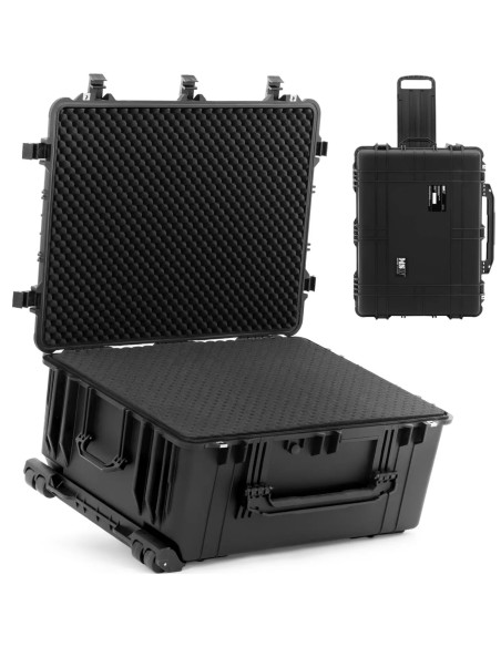 
Apsauginis transportavimo dėklas ant ratų su ištraukiama rankena 79 x 59,5 x 36,5 cm 123 l
