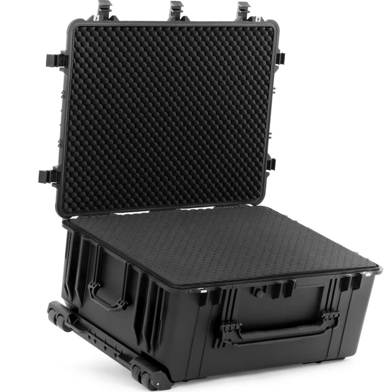 
Apsauginis transportavimo dėklas ant ratų su ištraukiama rankena 79 x 59,5 x 36,5 cm 123 l
