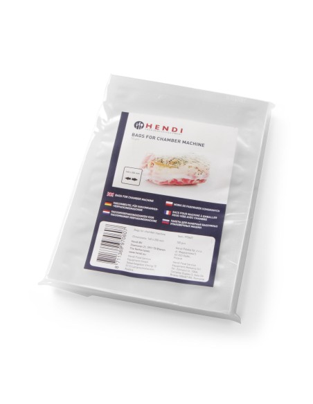 Maišeliai vakuuminio pakavimo mašinai 140x200mm 100vnt. - Hendi 970607