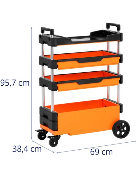 Reguliuojamo aukščio surinkimo dirbtuvių vežimėlis 2 stalčiai 69 x 38,4 x 95,7 cm
 
Reguliuojamo aukščio surinkimo dirbtuvių vežimėlis 2 stalčiai 69 x 38,4 x 95,7 cm