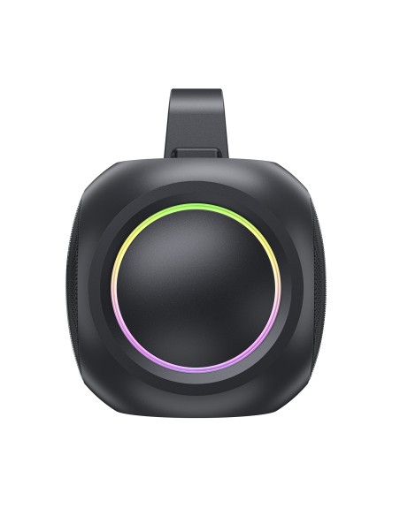 
Belaidis karaoke garsiakalbis 200 W su 2 mikrofonais USB-C juodas
