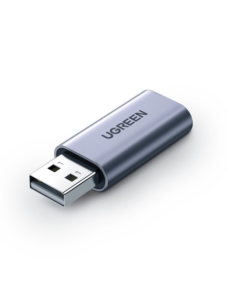 USB-A į miniJack 3,5 mm pilkos spalvos ausinių garso adapteris
 
USB-A į miniJack 3,5 mm pilkos spalvos ausinių garso adapteris