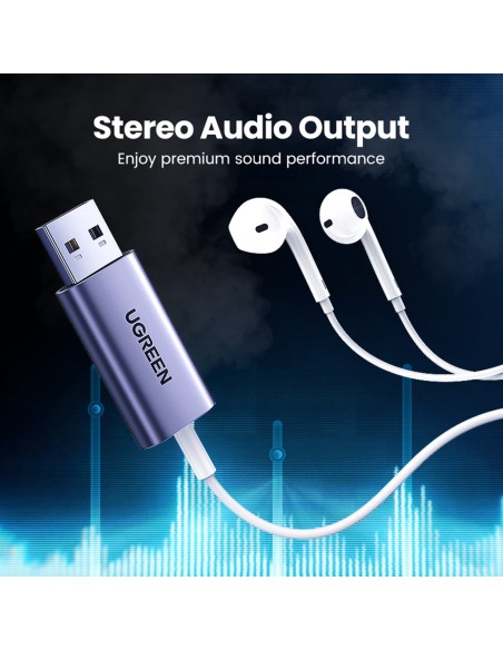 USB-A į miniJack 3,5 mm pilkos spalvos ausinių garso adapteris
 
USB-A į miniJack 3,5 mm pilkos spalvos ausinių garso adapteris
