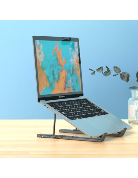 7 viename nešiojamojo kompiuterio stovas HUB adapteris PD USB-C SD TF USB-A HDMI 100 W pilka
 
7 viename nešiojamojo kompiuterio stovas HUB adapteris PD USB-C SD TF USB-A HDMI 100 W pilka