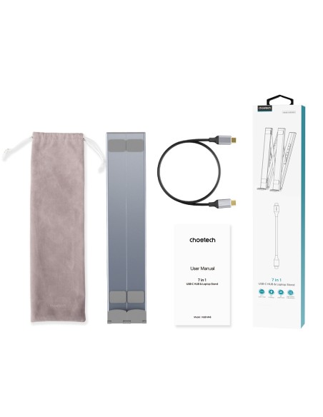 7 viename nešiojamojo kompiuterio stovas HUB adapteris PD USB-C SD TF USB-A HDMI 100 W pilka
 
7 viename nešiojamojo kompiuterio stovas HUB adapteris PD USB-C SD TF USB-A HDMI 100 W pilka
