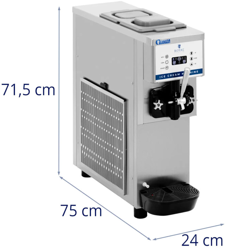 Itališkas ledų aparatas 800W 13 l/ val