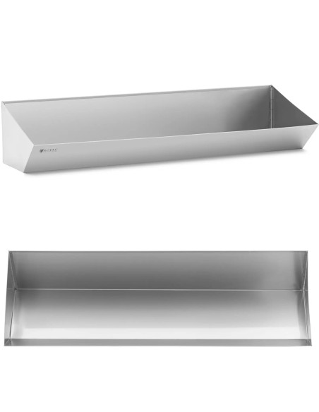 
Vonios konteinerio padėklas bulvytėms iš nerūdijančio plieno 100 x 30 cm
