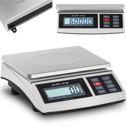 
LCD pašto siuntinių svarstyklės 21 x 27 cm 6 kg / 0,2 g
