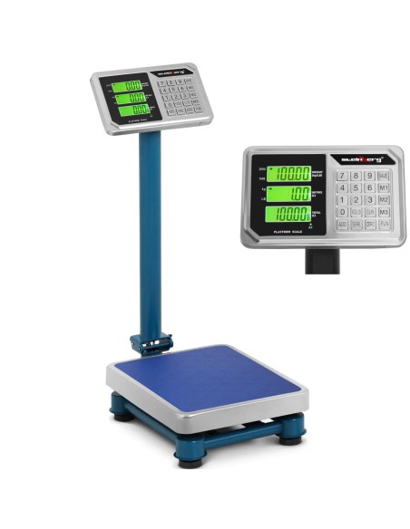 LCD skaičiavimo platformos sandėlio svarstyklės 30 x 40 cm 100 kg / 20 g
 
LCD skaičiavimo platformos sandėlio svarstyklės 30 x 40 cm 100 kg / 20 g