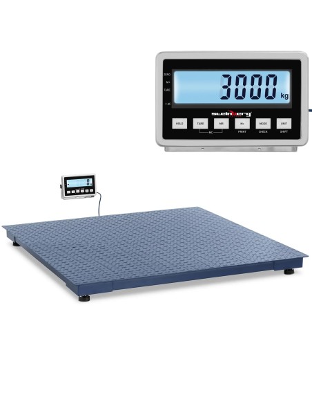 LCD sandėlio platforminės svarstyklės 150 x 150 cm 3000 kg / 1 kg
 
LCD sandėlio platforminės svarstyklės 150 x 150 cm 3000 kg / 1 kg