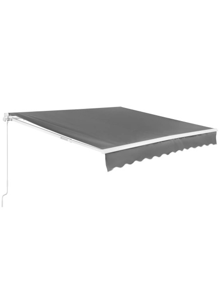 Balkono terasos markizė, rankiniu būdu suvyniota, 300 x 250 cm - pilka
 
Balkono terasos markizė, rankiniu būdu suvyniota, 300 x 250 cm - pilka